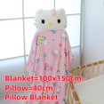 thumbnail image 1 of Sanrio-almohada de peluche de Hello Kitty para niña, cojín de felpa suave y suave, cómodo para la espalda, sofá decorativo, abrazo, peluches, regalos de navidad, 1 of 4