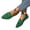 Green, variant on YOUYEDIAN Loafers for Women Versatile Pointed Toe Comfy Flats Casual Fashion Outdoor Slip On Shoes