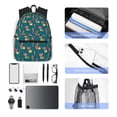 thumbnail image 6 of Lsque Frog and Mushrooms Classic Casual Backpack - Large Capacity Water-Resistant Backpack for School, Work, Travel, and Outdoor Activities, 6 of 8