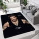 thumbnail image 4 of Alfombra con estampado de la estrella de rock francesa Johnny Hallyday, sala de juegos, sala de estar, dormitorio, alfombra antideslizante, accesorios de fotografía, regalo de cumpleaños, 4 of 5