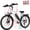 Off-White, variant on VARUN Electric Bike, 24" EBike with 750W Peak Motor, 48V 374.4Wh Removable Battery, 20+MPH, 7-Speed Gears, Includes Bike Pump, Phone Holder & Bike Lock - Electric Bicycle for Adults, UL2849