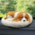 thumbnail image 4 of Realistic Sleeping Plush Breathing Dog Furry Dog With Mat Creative Animals Decor Stuffed Animal Doll, 4 of 4