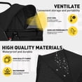 thumbnail image 4 of BestPet 4-Wheel Foldable Dog/Cat Stroller, Large Door, Vent Mesh, for Small/Medium Pets, Black, 4 of 8