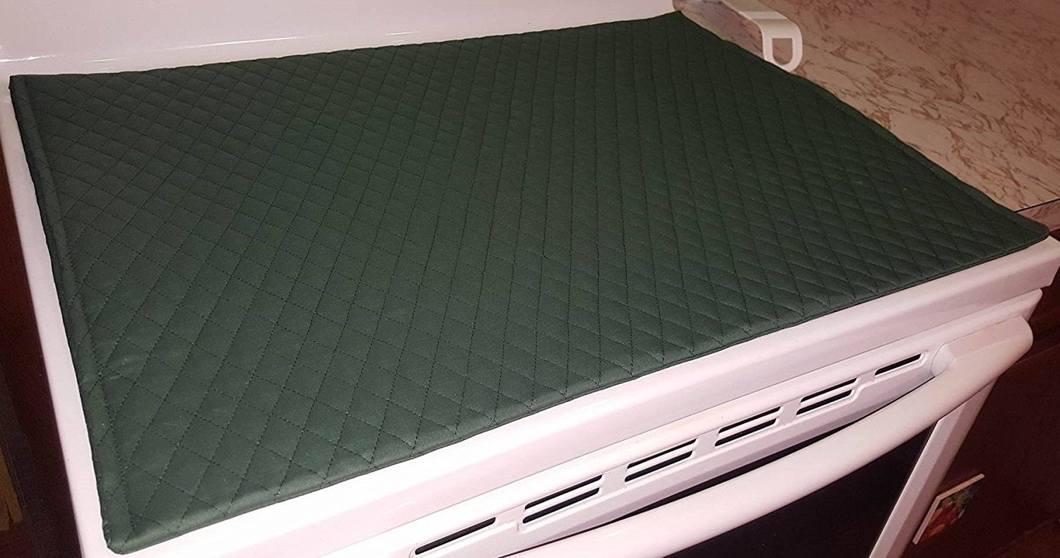 Quilted Cover & Protector for Glass/Ceramic Stove Top / Cooktop (Hunter