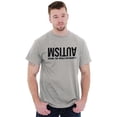thumbnail image 4 of Autism Seeing the World Differently Men's Graphic T Shirt Tees Brisco Brands L, 4 of 4