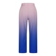 thumbnail image 7 of BXINGOHAI Womens Yoga Sweatpants Wide Leg High Waisted Lounge Pajamas Pants Comfy Workout Loose Pants with Pockets Pink L, 7 of 7