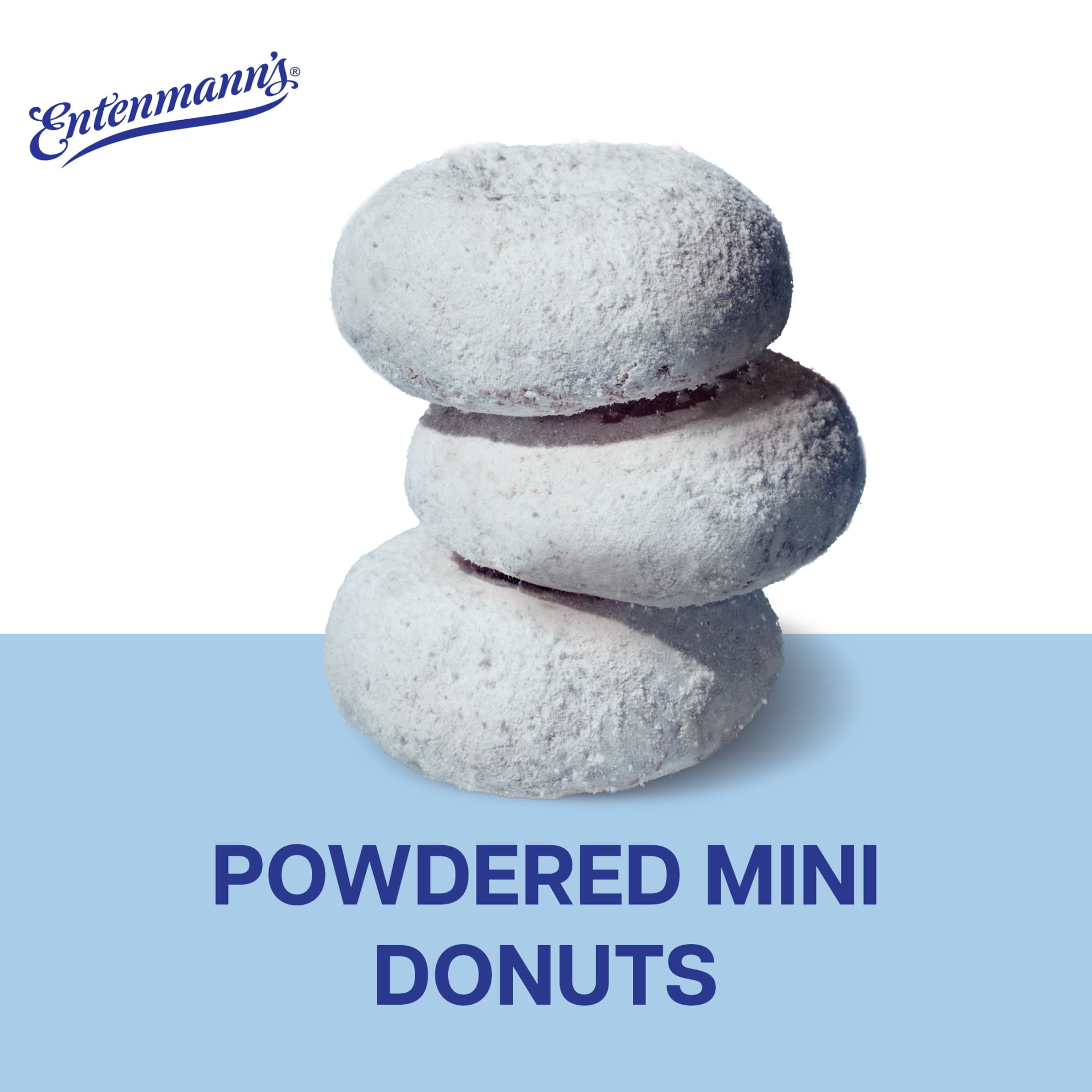 Entenmann's Pop'ettes Sugar Powdered Mini Donuts, 9 oz