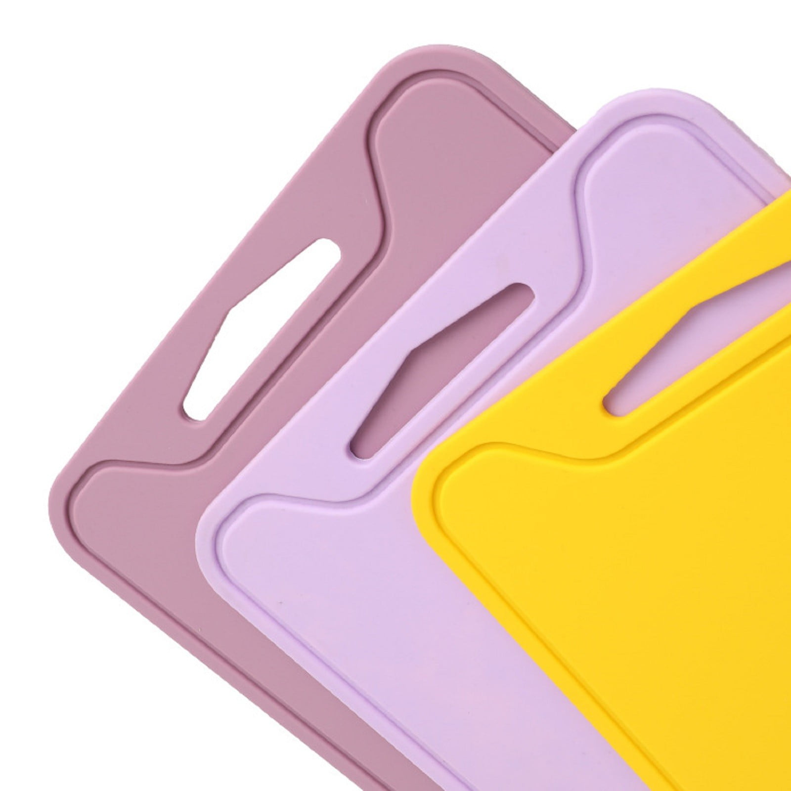 SLUOHZXI Silicone Cutting Boards for Kitchen 11.8''x 8.6'', BPA Free Flexible Cutting Board Cutting Mat for Meat, Vegetables and Fruit, Cutting Boards for Kitchen Dishwasher Safe (Purple)