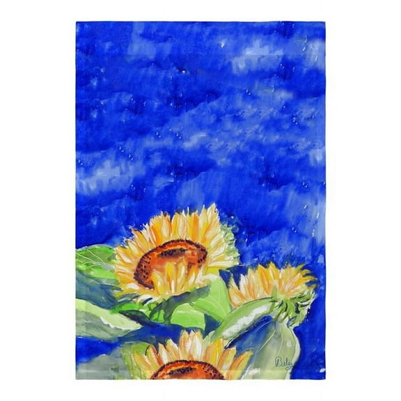 Betsy Drake FL775 Rising Sunflower Flag - 12.5 x 18 in.