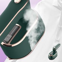 Upgrade Portable Mini Ironing Machine, 180° Rotatable Handheld Steam Iron, 2-in-1 Dry & Wet Ironing, 100ml Water Tank, Titanium Soleplate, Fast Heating, Suitable for Home Travel, Various Fabrics