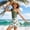 Army Green, variant on Girls Tankini Swimsuit One Piece Swimwear Top with Tropical Print Cover Up Skirt Girls Bathing Suit Swimwear (Black1,11-12 Years)
