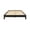 Black, variant on Steve Silver Nix Modern Solid Wood Twin Size Low Profile Platform Bed, White