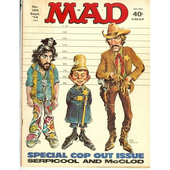 MAD Magazine #169 Sept 1974