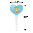 thumbnail image 6 of Care Bears: Unlock the Magic Sun's Out Fun's Out Heart Love Cupcake Picks Toppers Decoration Set of 6, 6 of 7