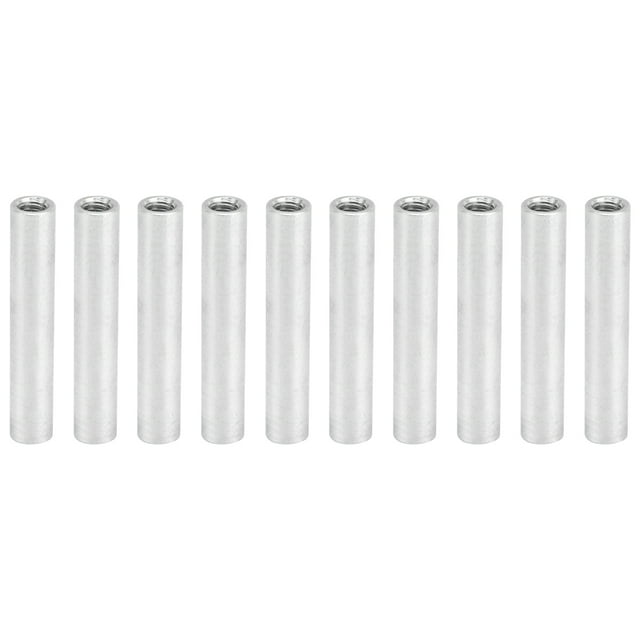 Standoff Rond, 6mm Extérieur Dia Sans Soudure M4x0.7mm Résistance à l'Usure de la Colonne en Alliage d'Aluminium pour la Fixation de la Pièce à Usiner pour le Support Structurel Long 34mm