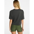 thumbnail image 4 of No Boundaries Boxy Cropped Graphic Tee, Women's XXS-XXL, 4 of 5