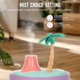 thumbnail image 4 of Cute Mini Humidifier Coconut Tree Desktop Humidifiers for Bedroom Portable Small Cool Mist Humidification for Home, 4 of 7