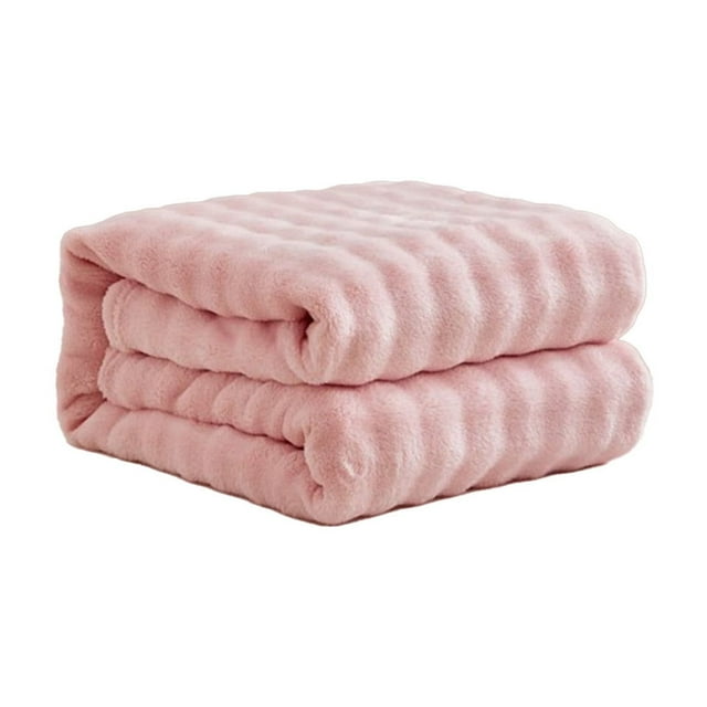 Meitianfacai Conditioning Blanket Cool Blanket Flannel Gift Small Blanket Napping Blanket Coral Flannel Blanket