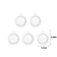 thumbnail image 3 of ZZkhGO 5-Pack Drain Hair Catcher, Shower Sink Tub Drain Cover, Non-Clog Flexible Grate with Suction Cups for Bathroom, 3 of 7
