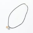 thumbnail image 3 of Pre-Owned Hermes Hermès Eclipse Necklace in Stainless Steel and Leather, Black Silver, 3 of 6
