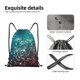 thumbnail image 4 of Fotbe Colorful Rainbow Glitter Bolsa Mochila con Cordón Estampada, Bolsa de Gimnasio Deportiva, Bolsa Cinch, Bolsa con Cordón para Hombres y Mujeres-Small, 4 of 6