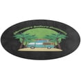 thumbnail image 5 of Funny Camping Round Carpet Circle Rug Outdoor Patio Area Rug Washable Large Area Rugs Hallway Room Decor Fitness Mats, 5 of 8