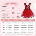 thumbnail image 2 of Jurebecia Princess Costumee Baby Fancy Dress up Princess Bowknot Tutu Tulle Xmas Cosplay Cute Birthday Party Outfits 100 cm 2-3 Years, 2 of 23