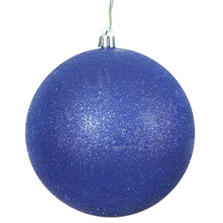 Vickerman 3" Cobalt Glitter Ball Ornament, 12 per Bag