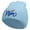 Lt Blue, variant on Mom Embroidered 8 inch Acrylic Short Blank Beanie - White OSFM