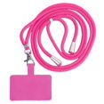 thumbnail image 1 of 150cm Universal Colorful Phone Lanyard Anti Lost Phone Strap Adjustable Detachable Neck Cord Safety Tether Keychain Chain Rope Rose red, 1 of 6