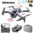 thumbnail image 2 of Dron profesional S1S 8K con cámara 4K HD, WIFI, FPV, Motor de evitación de obstáculos, helicóptero RC sin escobillas, juguete de regalo para niños, 2023 Fivean unisex, 2 of 2
