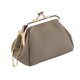 thumbnail image 4 of Monedero pequeño para mujer,Monedero pequeño de cuero para hombre y mujer mini billetera de cuero,Bolsa de almacenamiento compacta Bolsa de cambio,Monedero con cierre Kiss y Caqui oscuro, 4 of 9