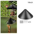 thumbnail image 4 of Squirrel Baffle Around Protects Hanging Bird Feeder Pole 14Inch, 4 of 10