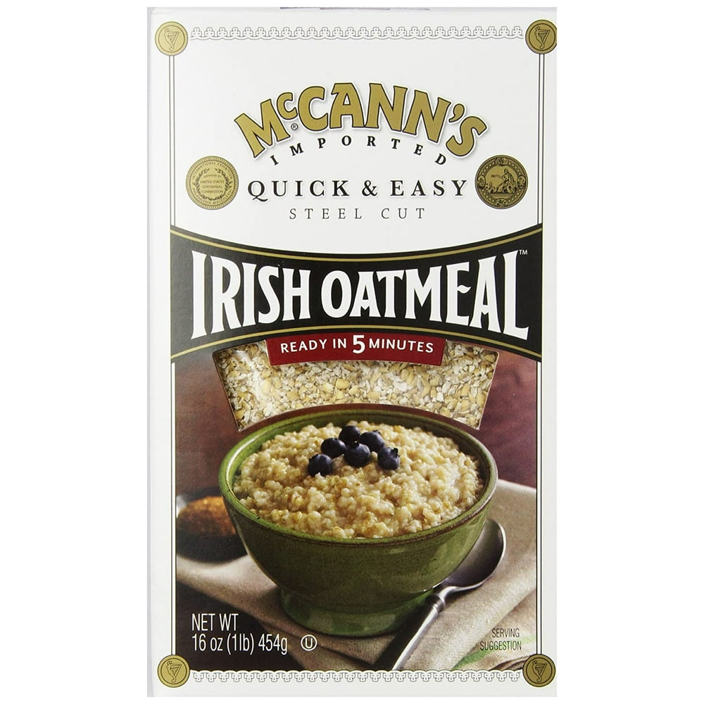 Mccanns Quick and Easy Steel Cut Irish Oatmeal, 16 Ounce