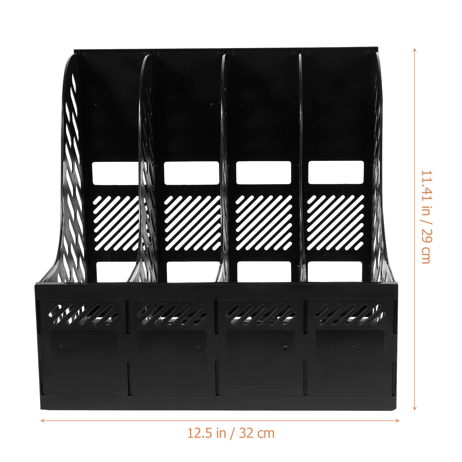 NUOLUX A4 File Magazine Storage Holder Paper Document Organizer Desk Folder Rack Box Stand Desktop Sorter Container