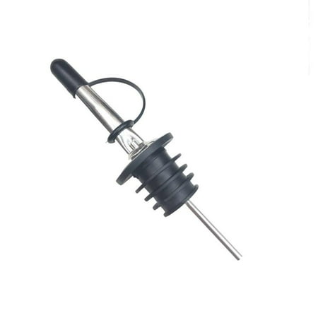 

Fovolat Bottle Pourers|Stainless Steel Liquor Pourers with Rubber Dust Caps|Speed Wine Bottle Pourer for Oil Juice Syrup Whiskey