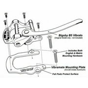 Vibramate V5 Guitar Mount Kit Model سريع لـ Bigsby B5 Original