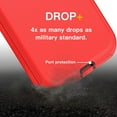 thumbnail image 5 of Entronix Heavy Duty Case Designed for iPhone 13, Shockproof Hard Cover, Red, 5 of 7