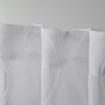 thumbnail image 3 of Exclusive Home Belfast Woven Wave Embellished Sheer Hidden Tab Top Curtain Panel Pair, 54"x96", White, 3 of 6