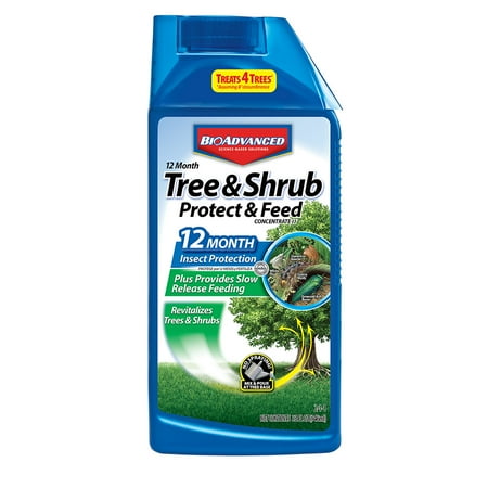 BioAdvanced 12 Month Tree and Shrub Protect and Feed II, Concentrate 32 oz