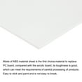 thumbnail image 4 of Uxcell ABS Plastic Sheet 12 x 8 x 0.08 Inch ABS Styrene Sheets for Building Model DIY Crafts Panel White 3 Pcs, 4 of 5