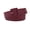 Burgundy, variant on Women's Metal Web Belt Woven Braided Belt Raffia Faux Leather Casual Thick Fashion Straw Braid Rattan Webbing Belt Burgundy X-Small-Large