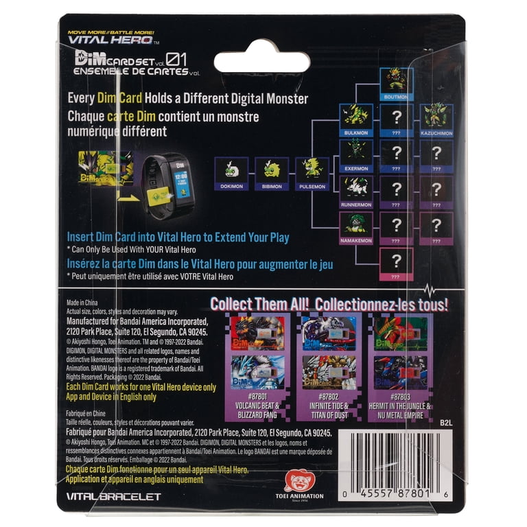 Vital Hero DIM Card Pack (Volcanic Beat & Blizzard Fang) Vital Hero DIM Card Pack (Volcanic Beat & Blizzard Fang)