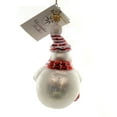 thumbnail image 2 of Christopher Radko Peppermint Pals Glass Ornament Snowman Winter, 2 of 2