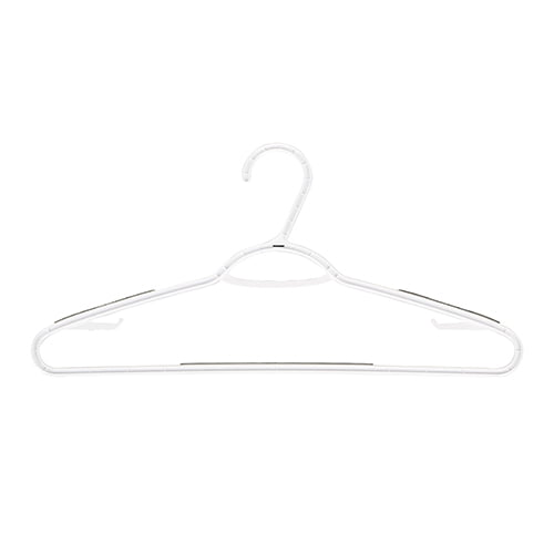 Space-Saving Design 10pcs MAINSTAYS Nonslip Slim Plastic Hangers 