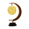 thumbnail image 1 of Decorative Night Light For Bedroom And Living Room Glass Moon Star LED Lamp Battery Powered Handmade Craft Idea Nightlight Cover Plate Color Changing Night Light Star Projector Night Light Induction, 1 of 3