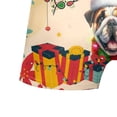 thumbnail image 5 of Merry Christmas Santa Bulldog Scarf Twinkling Lights Xmas Holiday All Over Print Boxer Briefs Underwear for Men Dad Dog Lover Gifts Idea - 00022, 5 of 6