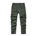 thumbnail image 3 of CHEEREAM Military Tactical Cargo Pants for Men Multi Pockets Pants Straight Leg Baggy Casual Relaxed Fit Hiking Outdoor Trouser Army Green XL, 3 of 8