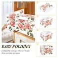 thumbnail image 4 of Storage Box With Lid 16.5x12.6x11.8In Foldable Stacked Household Storage Box Five Roses, 4 of 7