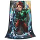 thumbnail image 2 of Manta Demon Slayer para hombres y mujeres, manta de tela súper suave y esponjosa, acogedora y cálida, adecuada para sofá, cama, manta de viaje, regalo para todas las estaciones 60 "X50", 2 of 8